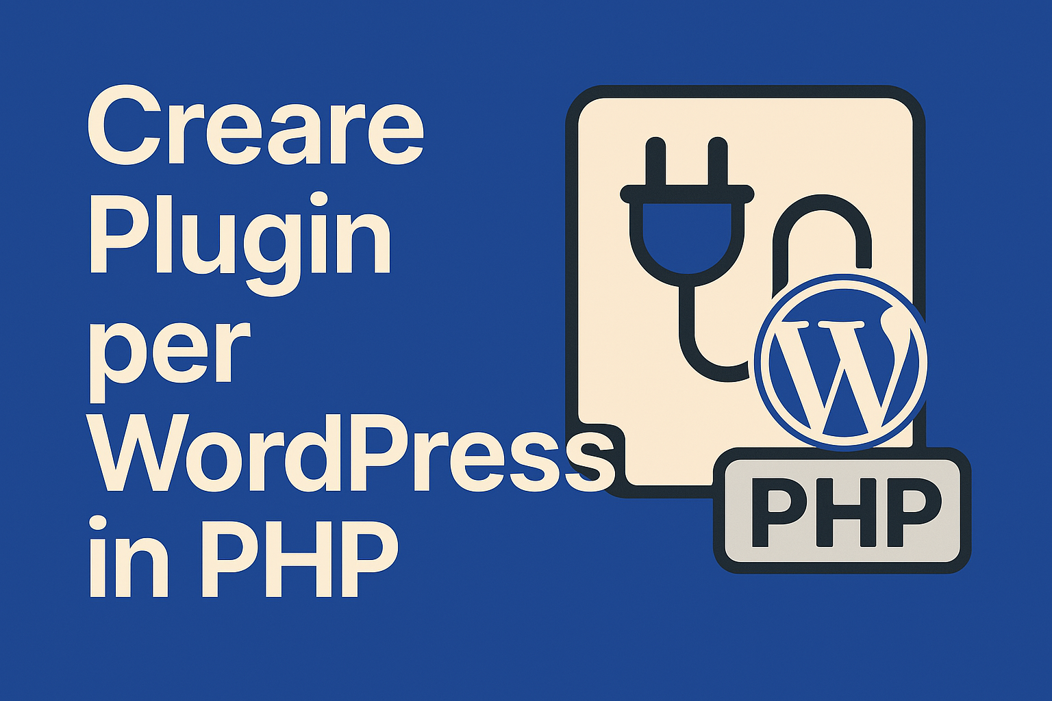 Realizzare Plugin Wordpress in PHP
